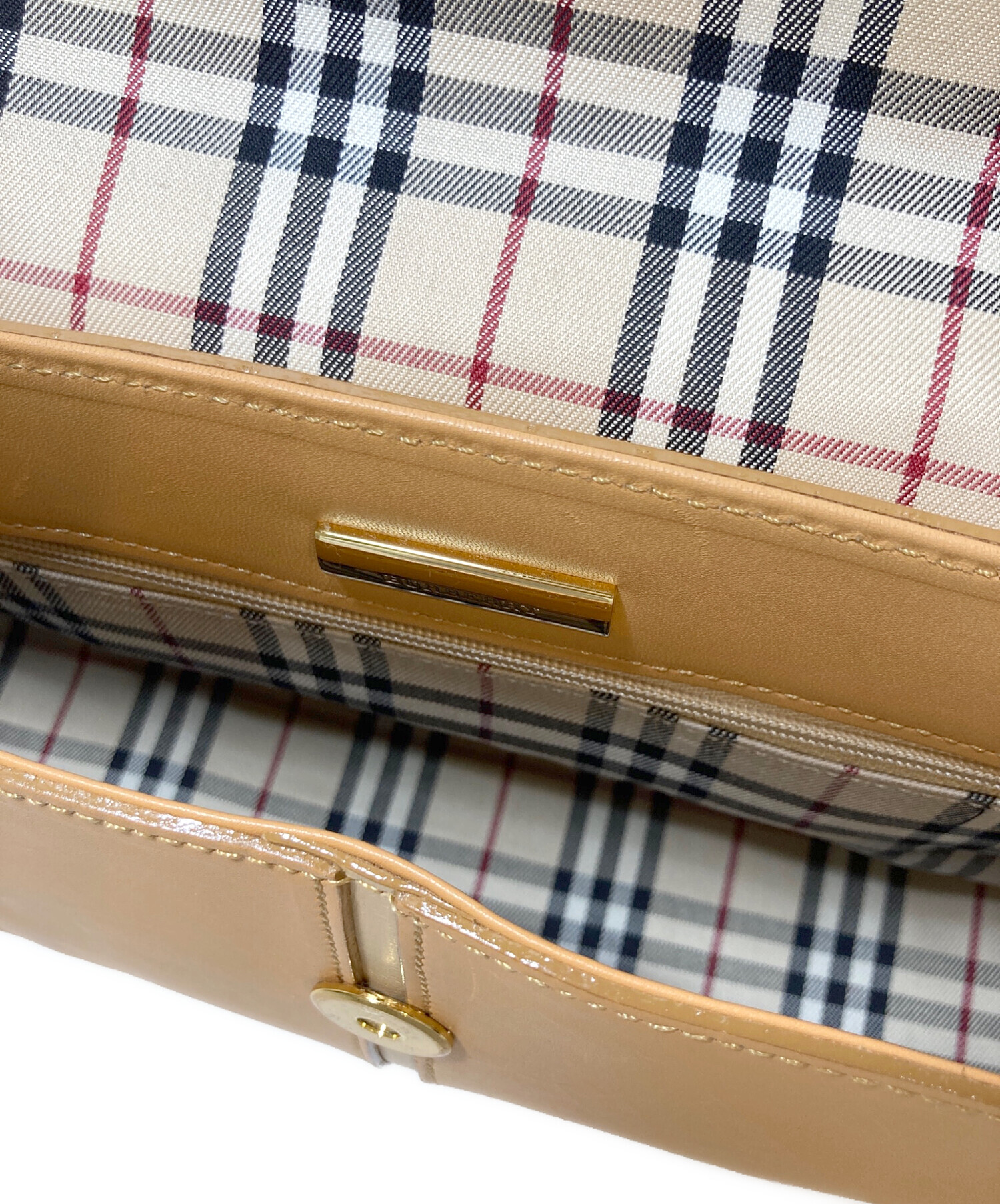 中古・古着通販】BURBERRY (バーバリー) ショルダーバッグ ベージュ