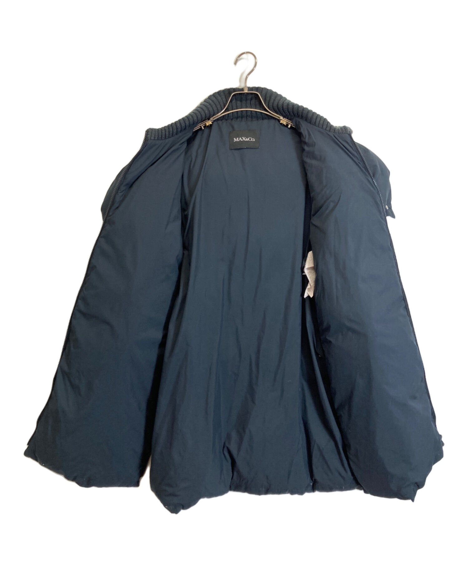 中古・古着通販】MAX&Co. (マックスアンドコー) ダウンコート ネイビー