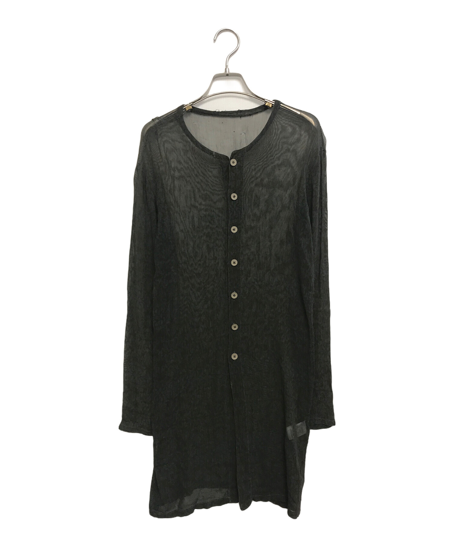 イッセイミヤケ ロングカーディガン 中古・古着通販】ISSEY MIYAKE PERMANENT (イッセイミヤケパーマネント