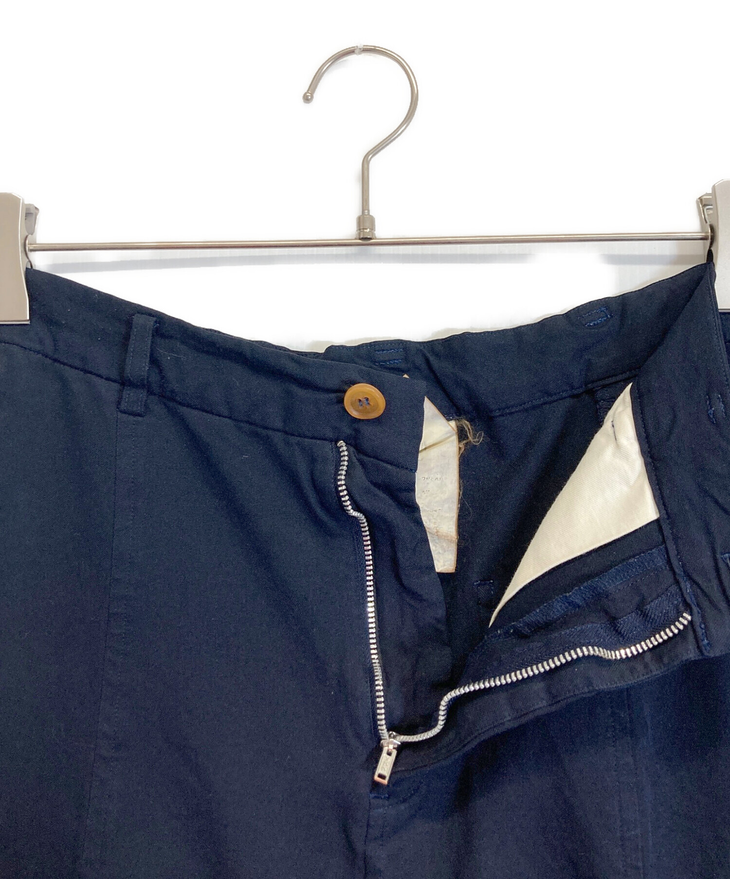 COMME des GARÇONS ネイビー サルエルパンツ 中古・古着通販】COMME des GARCONS (コムデギャルソン) パッチワーク