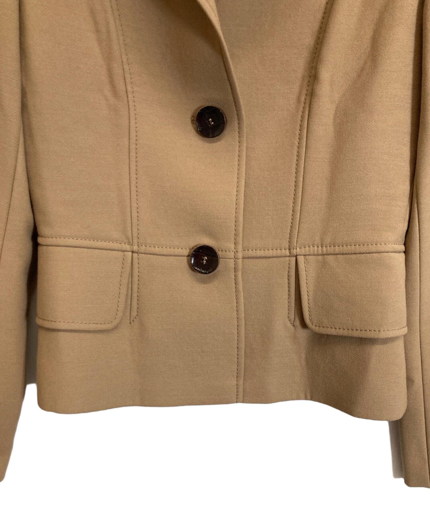 新品未使用Dolce & Gabbana ベージュ テーラードジャケット 中古・古着通販】DOLCE & GABBANA (ドルチェ＆ガッバーナ) ジャケット