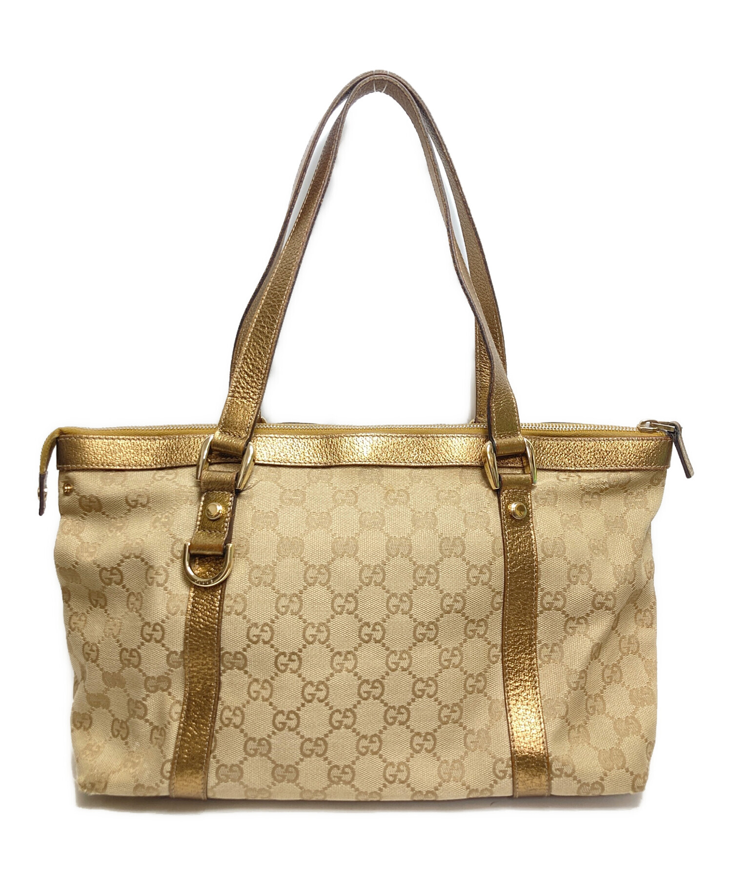 中古・古着通販】GUCCI (グッチ) トートバッグ ベージュ｜ブランド 