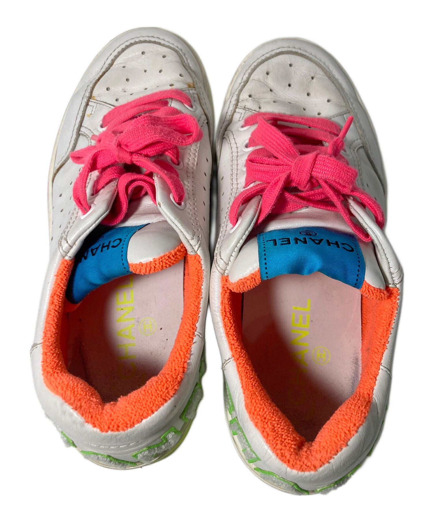 中古・古着通販】CHANEL (シャネル) スニーカー ホワイト サイズ:38