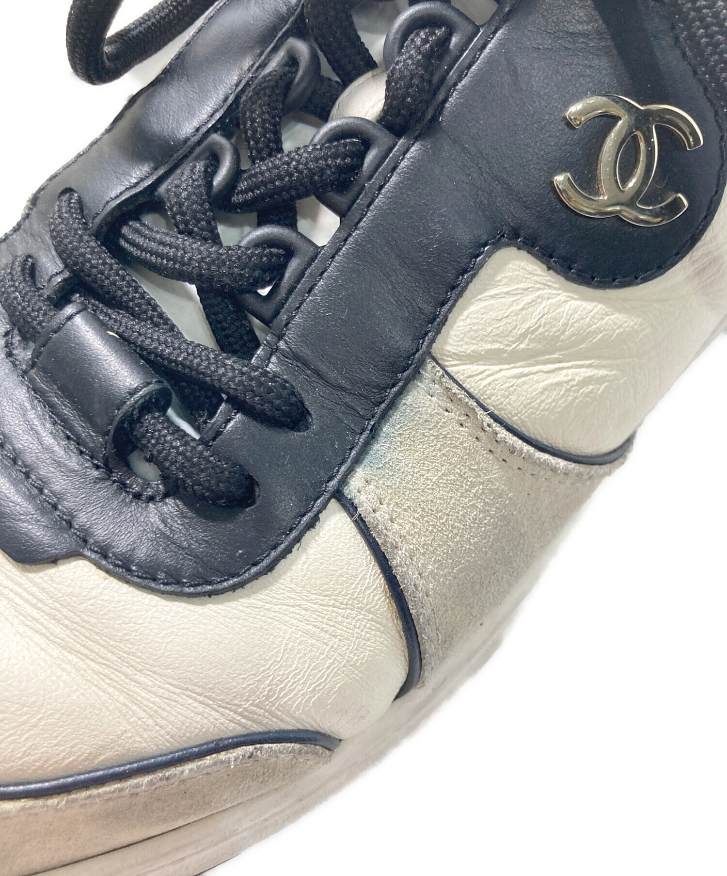 中古・古着通販】CHANEL (シャネル) スニーカー ホワイト サイズ:39