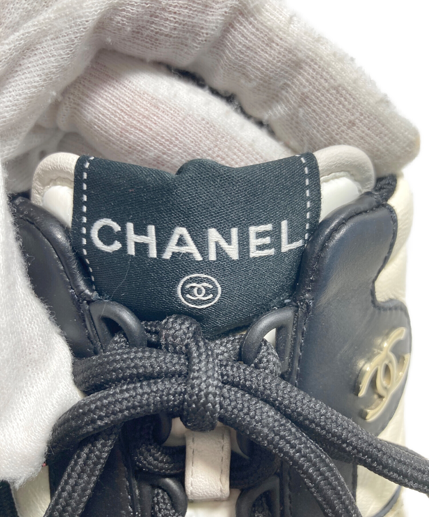 中古・古着通販】CHANEL (シャネル) スニーカー ホワイト サイズ:39 