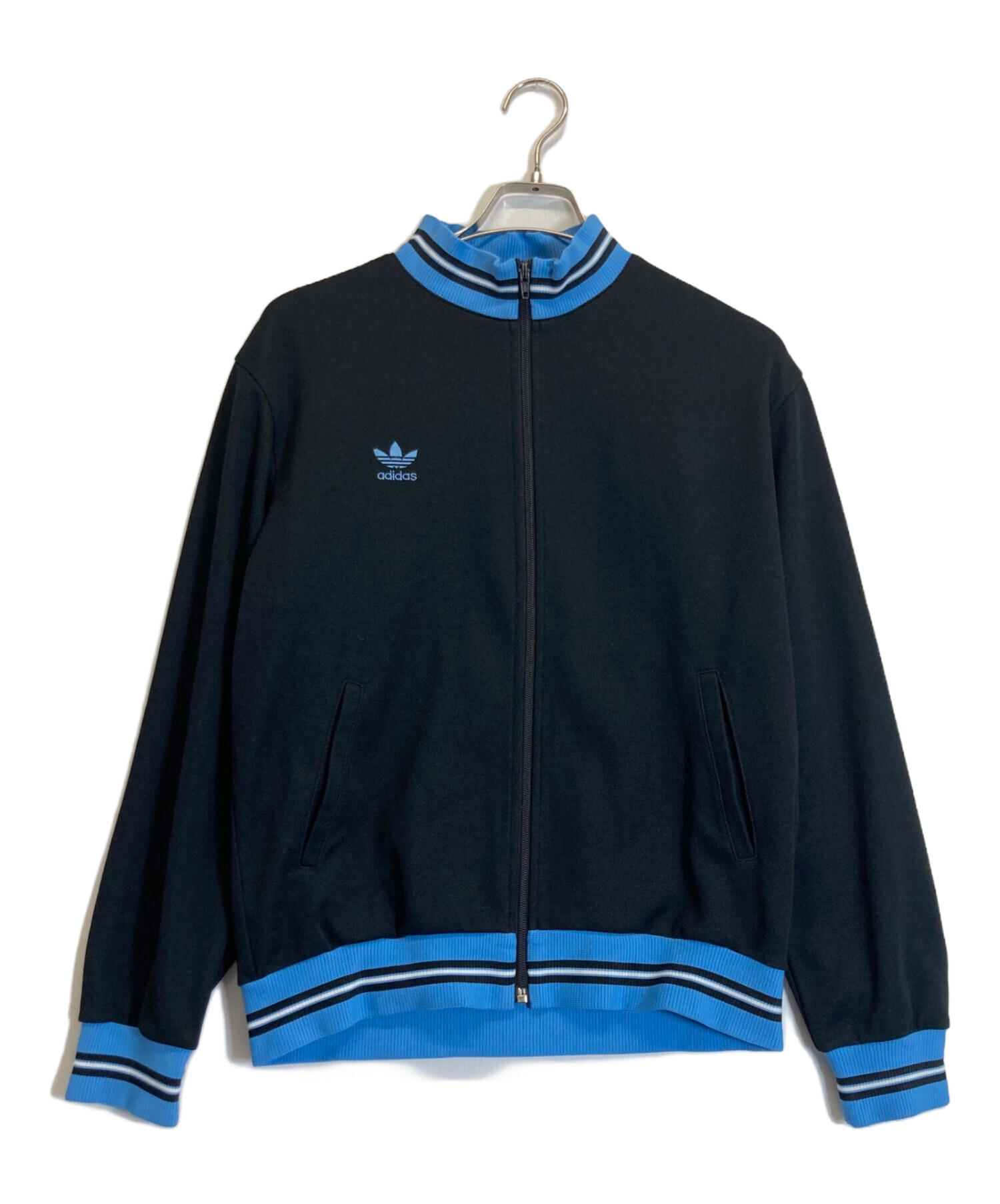 [80s] adidas トラックジャケット 黒/青 中古・古着通販】adidas originals (アディダスオリジナル) トラック