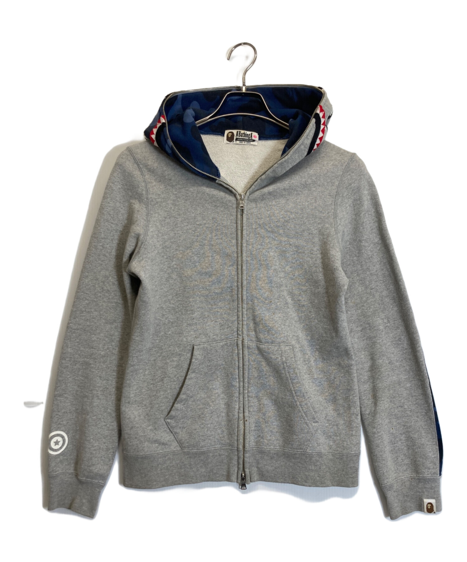 中古・古着通販】A BATHING APE (アベイシングエイプ) パーカー グレー
