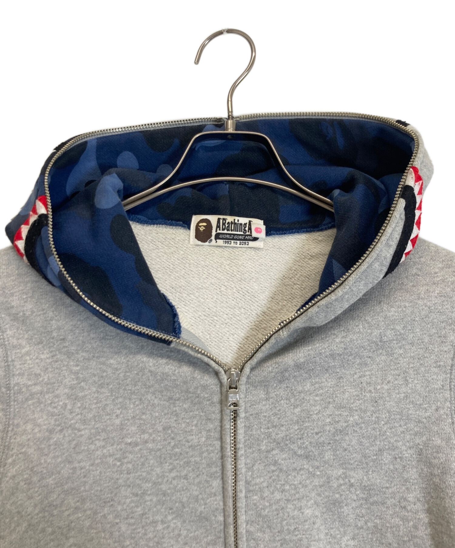 中古・古着通販】A BATHING APE (アベイシングエイプ) パーカー グレー