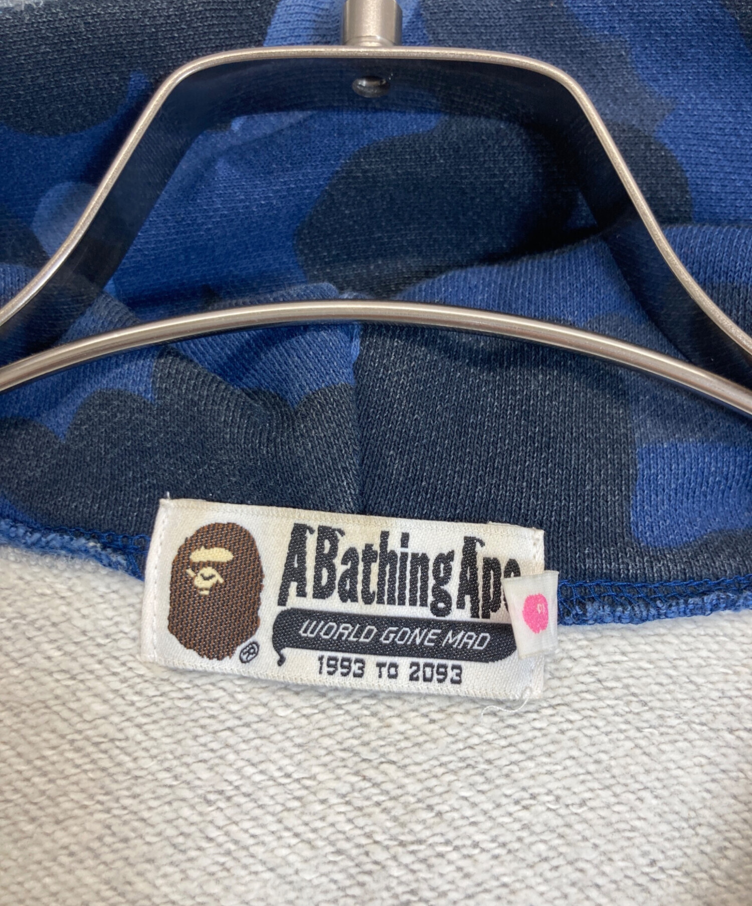 中古・古着通販】A BATHING APE (アベイシングエイプ) パーカー グレー