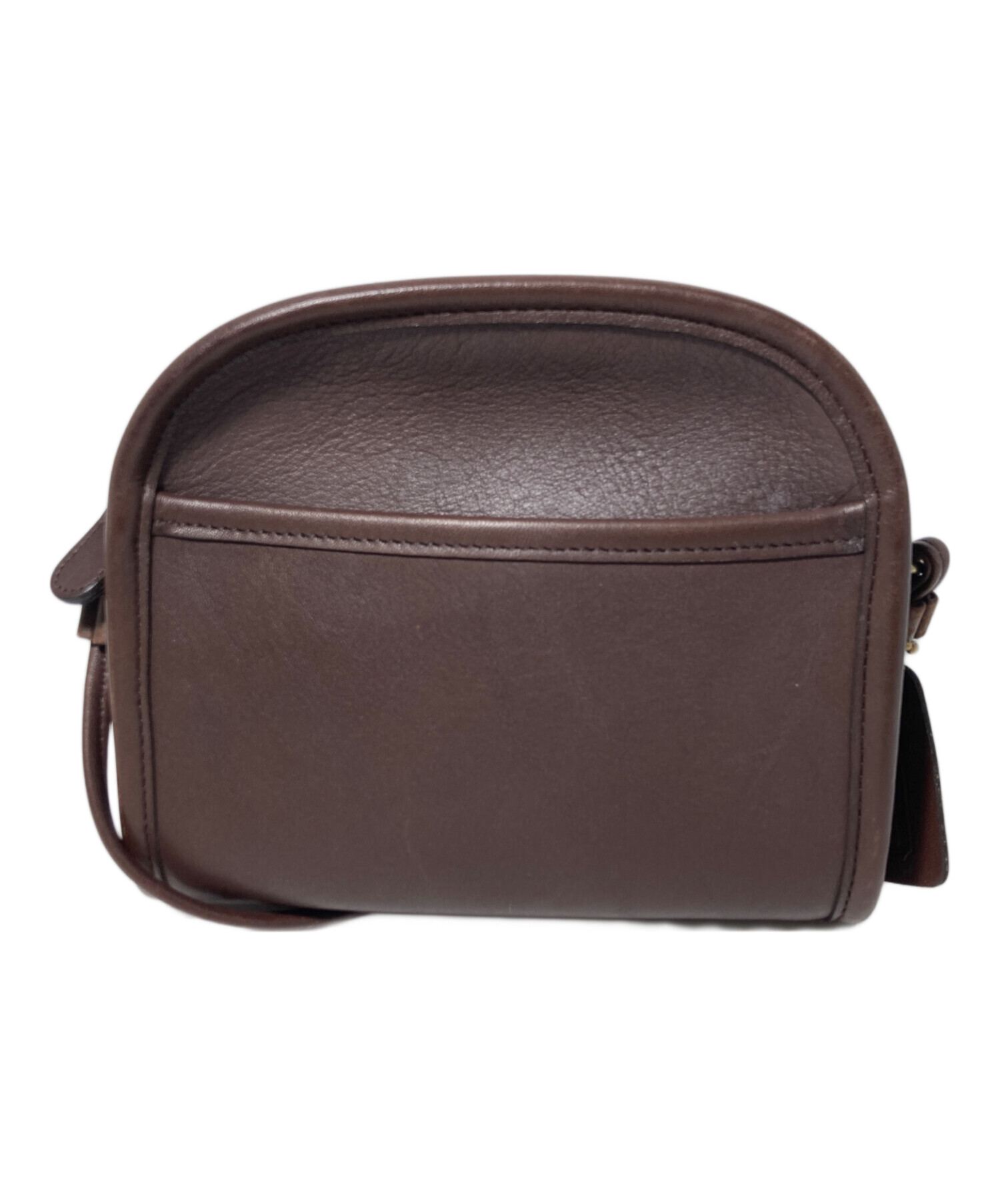 新品未使用　COACH ブラウン レザー ショルダーバッグ 中古・古着通販】COACH (コーチ) ショルダーバッグ ブラウン｜ブランド