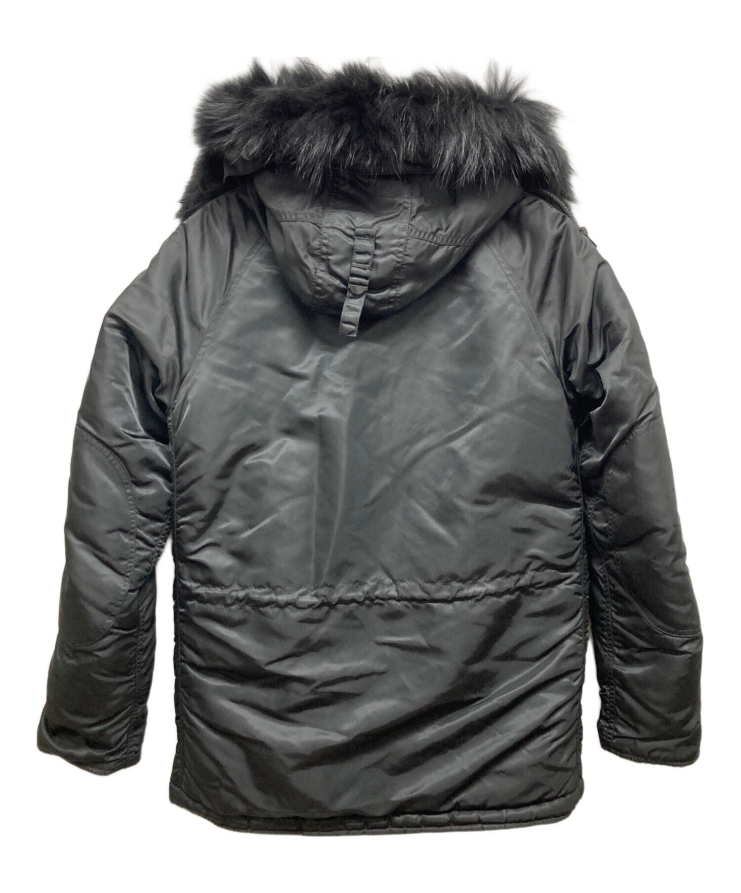 中古・古着通販】ALPHA (アルファ) N-3B フライトジャケット ブラック