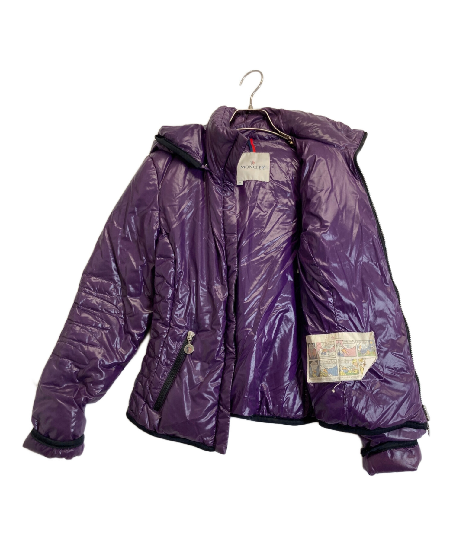 Moncler パープル ダウンコート 98cm〜 中古・古着通販】MONCLER (モンクレール) ALESダウンジャケット