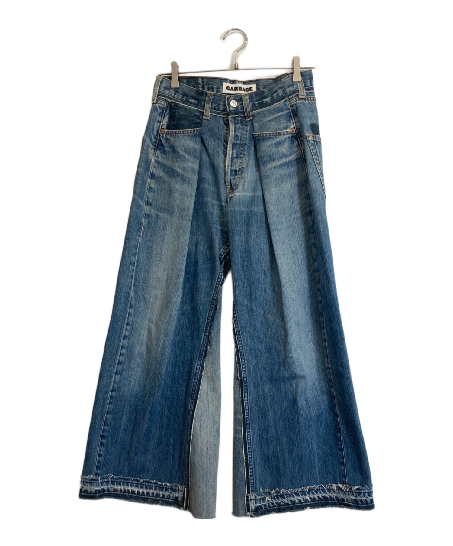 中古・古着通販】GARBAGE (ガーベッジ) リメイクデニムパンツ