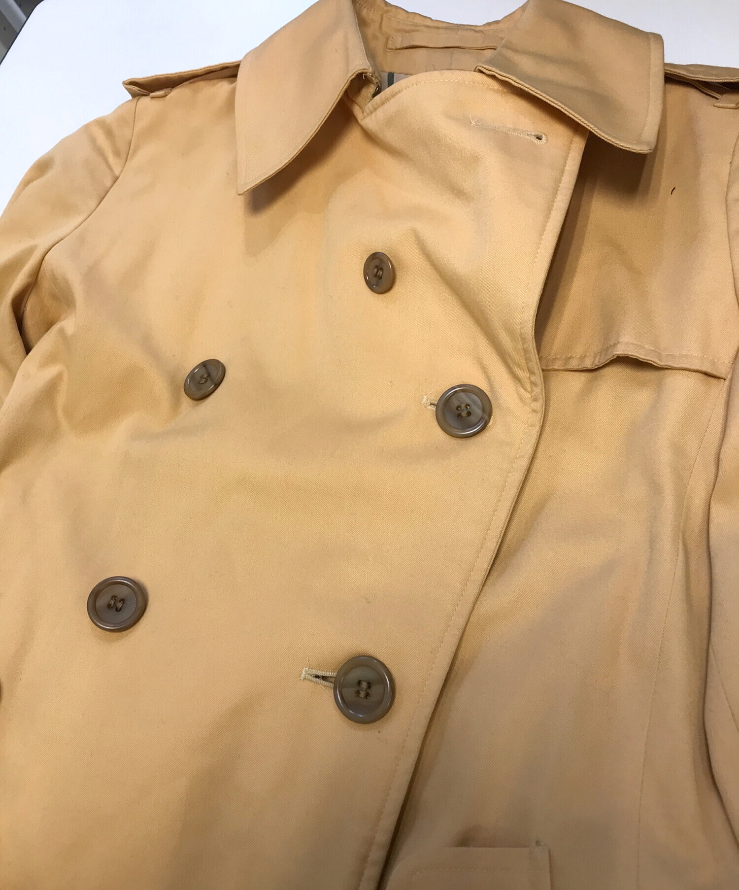 中古・古着通販】Burberry's (バーバリー) トレンチコート オレンジ