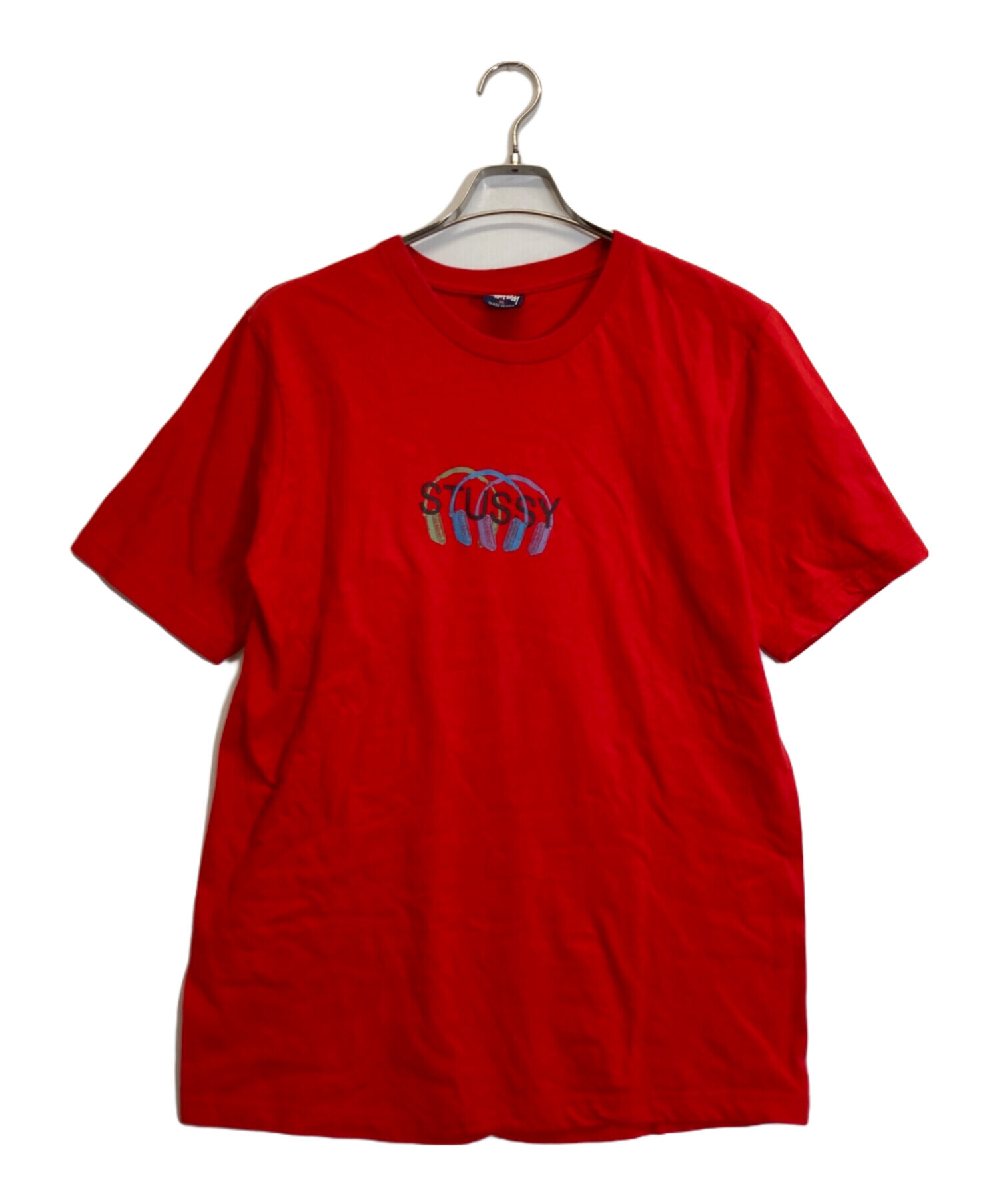 中古・古着通販】stussy (ステューシー) headphone logo t-shirt 