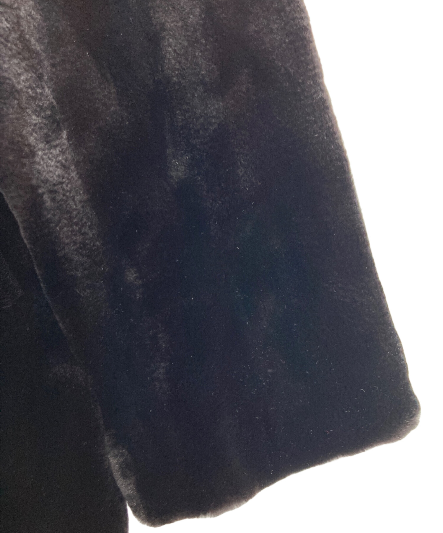 中古・古着通販】SAGA MINK (サガミンク) ジャケット ブラック サイズ