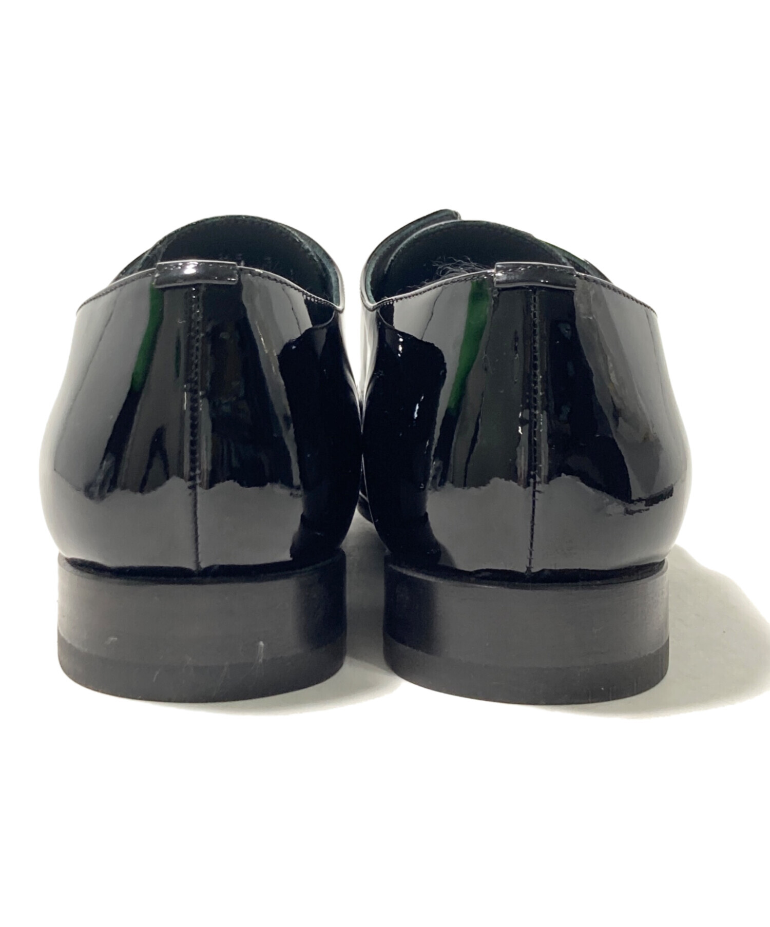 中古・古着通販】DIOR (ディオール) エナメルドレスシューズ ブラック