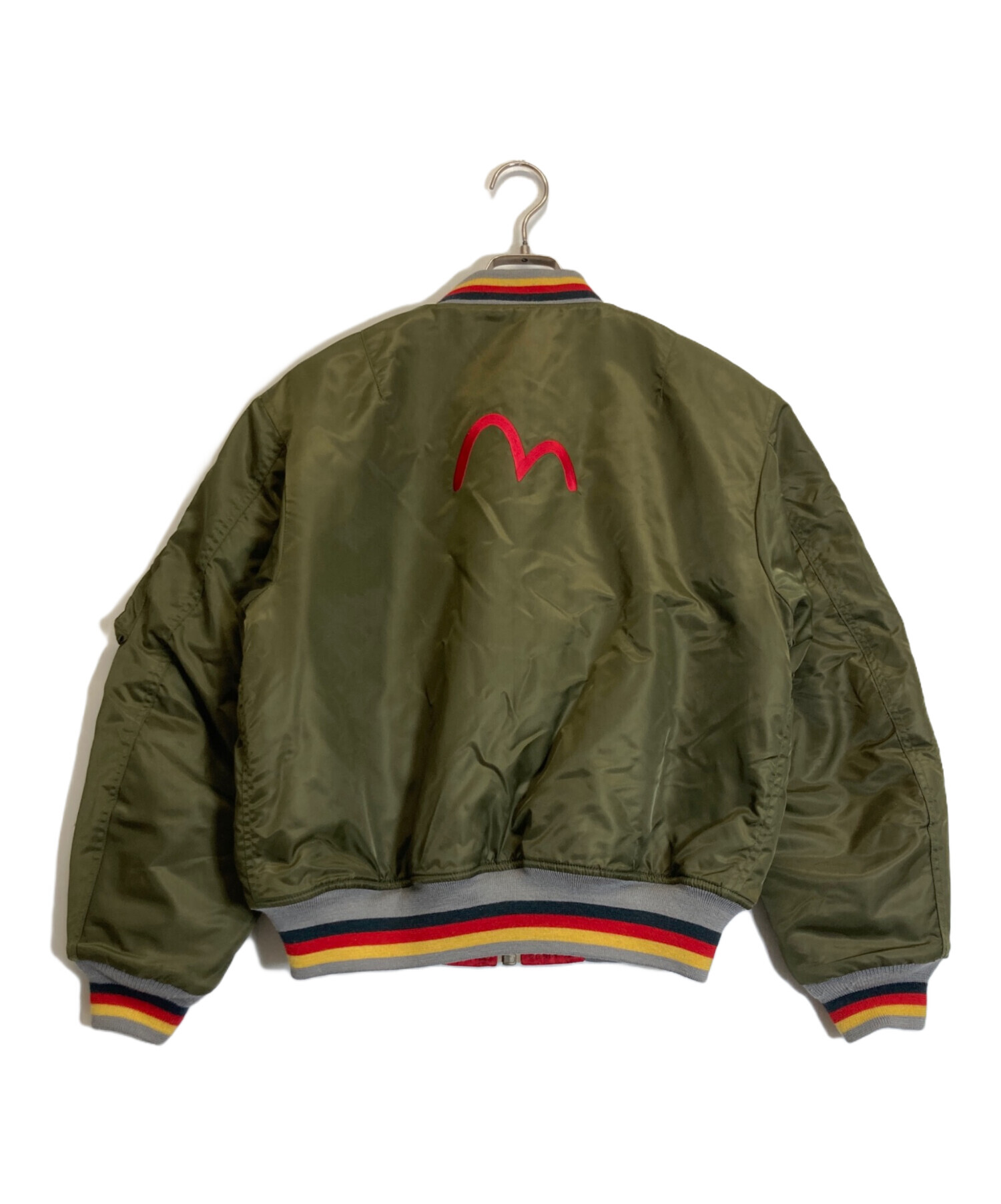 エヴィス Evisu フライトジャケット MA-1 リバーシブル 中古・古着通販】EVISU (エヴィス) MA1リバーシブルフライトジャケット