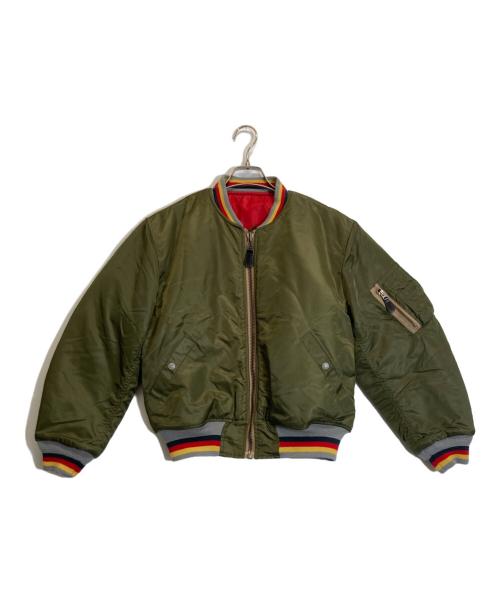 EVISU フライトジャケット 中古・古着通販】EVISU (エヴィス) MA1リバーシブルフライトジャケット