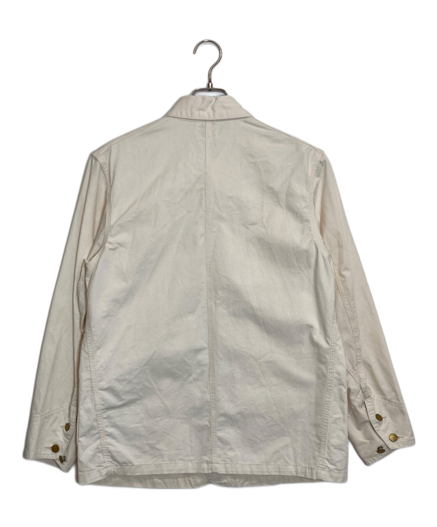 中古・古着通販】LEE (リー) カバーオール ホワイト サイズ:XS