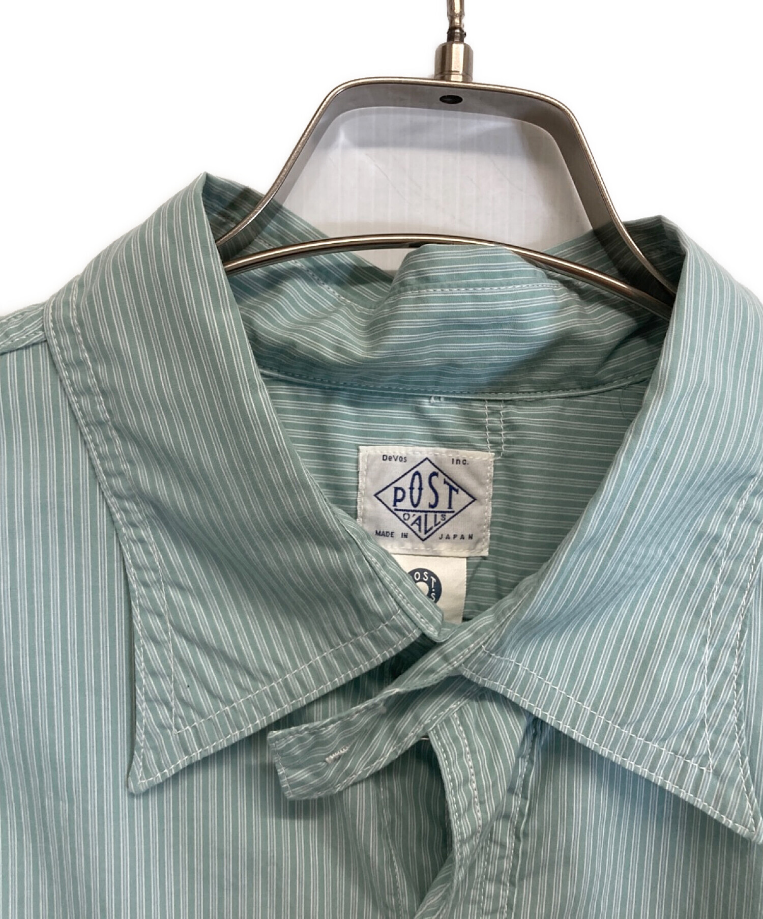 中古・古着通販】POST O'ALLS (ポストオーバーオールズ) シャツ 黄緑