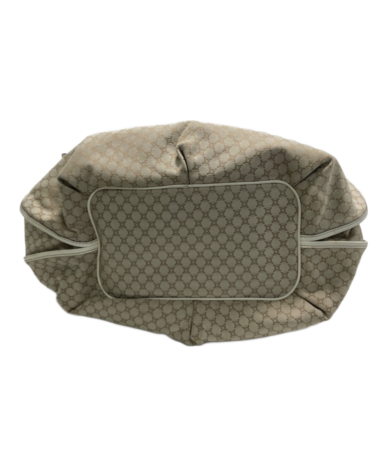 中古・古着通販】CELINE (セリーヌ) マカダム柄トートバック ホワイト