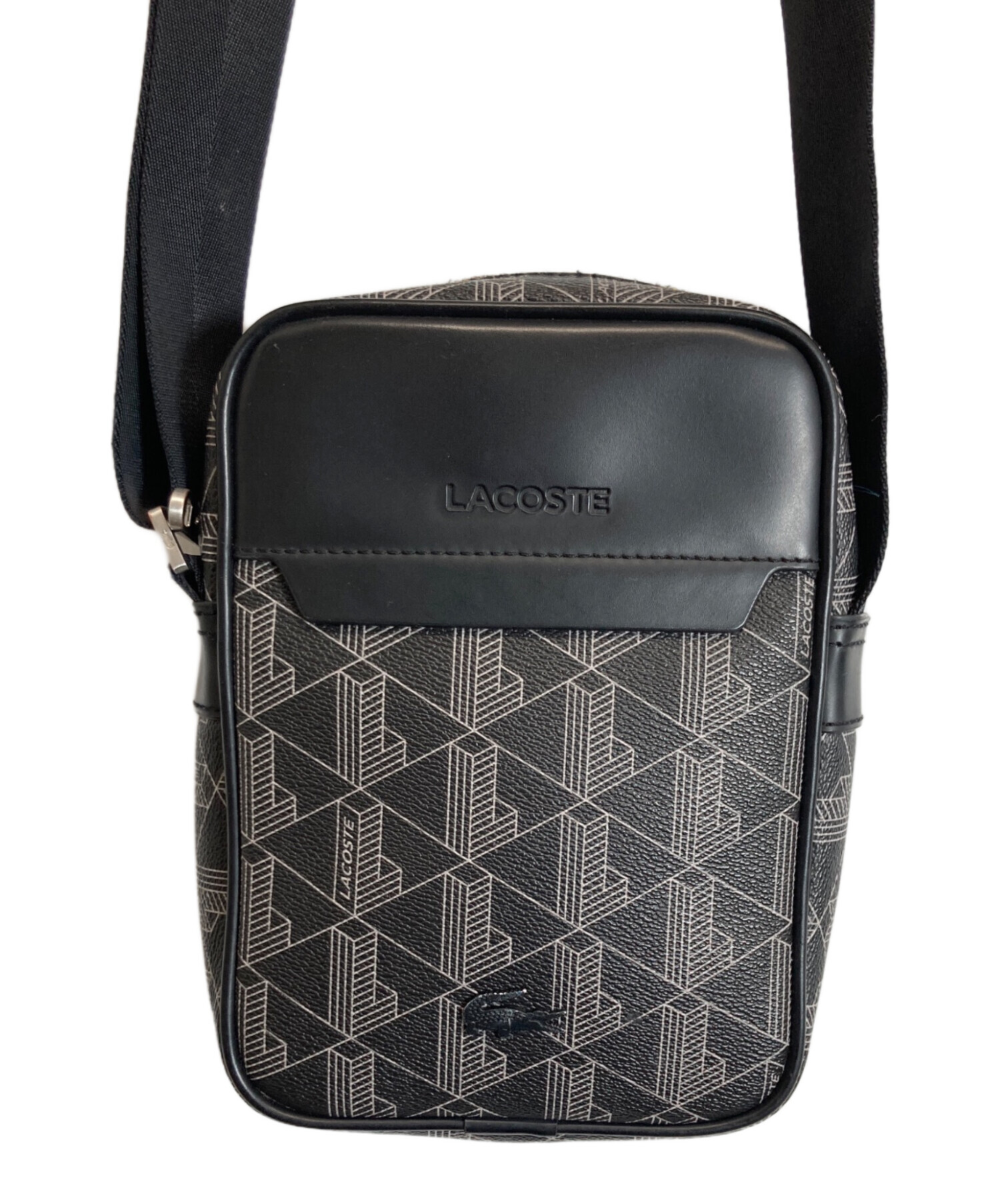 中古・古着通販】LACOSTE (ラコステ) ショルダーバッグ ブラック
