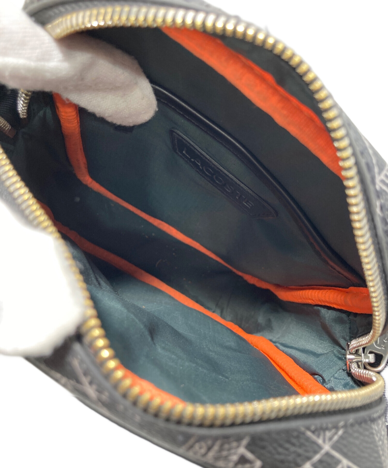 中古・古着通販】LACOSTE (ラコステ) ショルダーバッグ ブラック