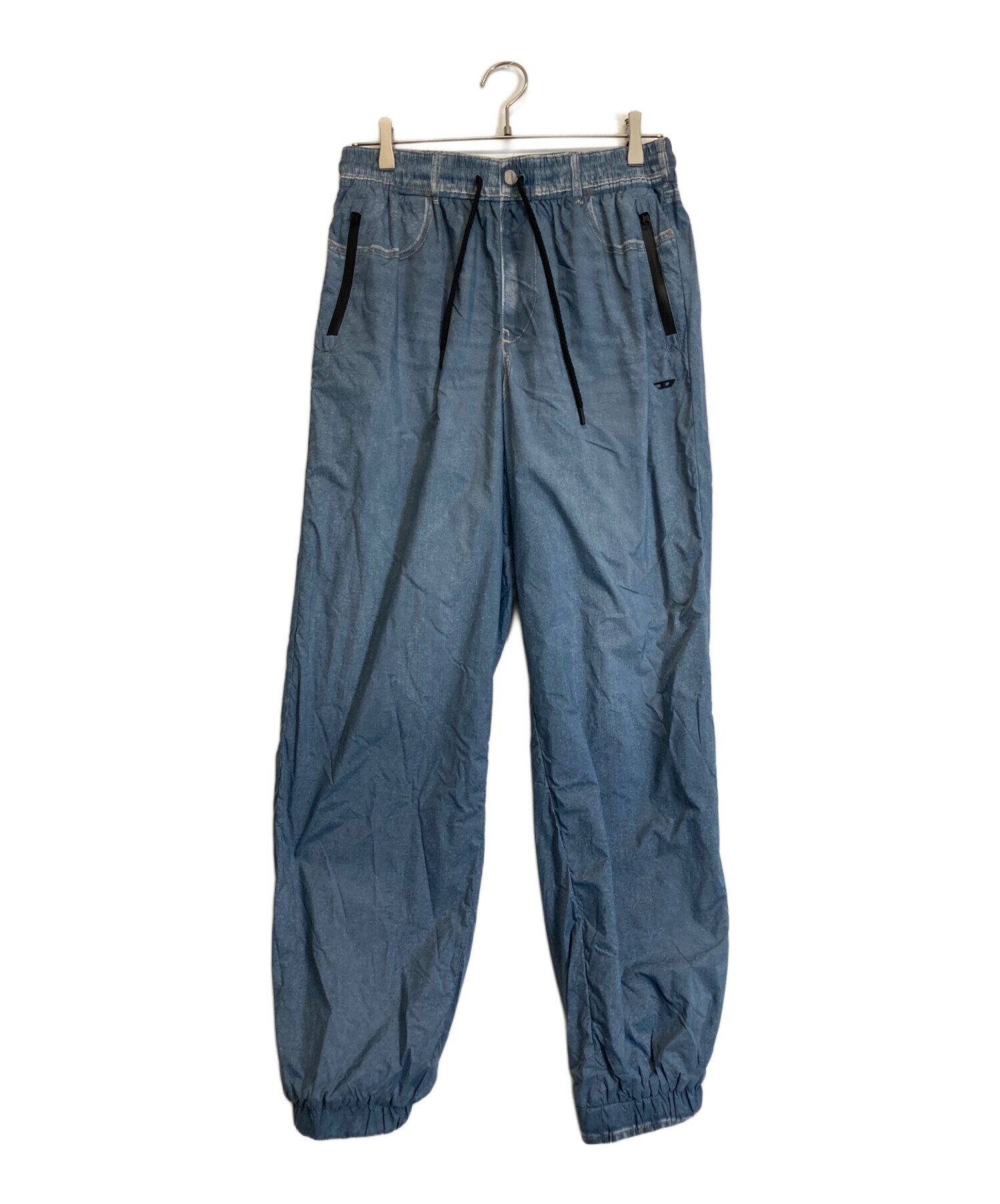 中古・古着通販】DIESEL (ディーゼル) デニムプリントナイロンパンツ