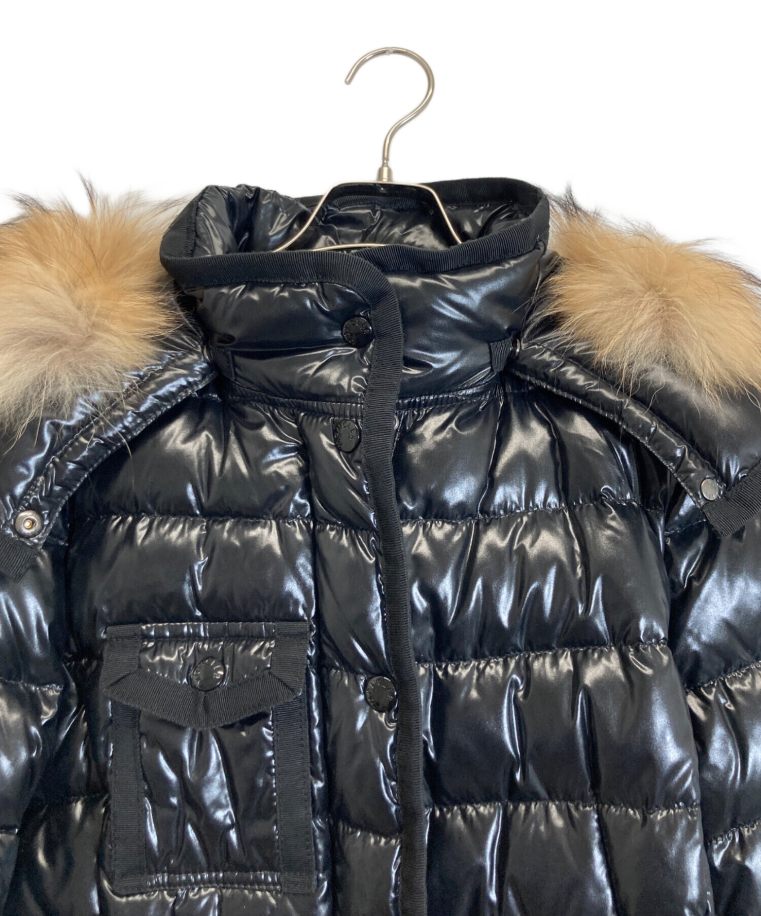 中古・古着通販】MONCLER (モンクレール) ダウンジャケット ブラック 