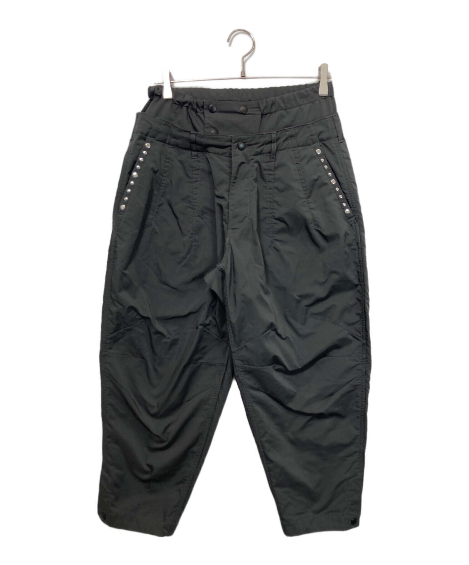 DENHAM BALLOON PANTS 2.0 デンハム バルーンパンツ L 中古・古着通販】Denham (デンハム) ナイロンバルーンパンツ カーキ