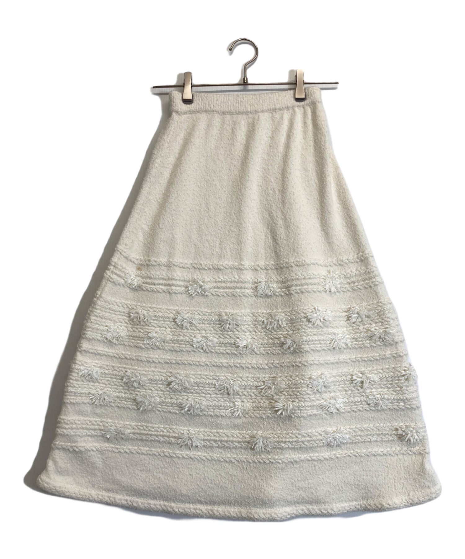 中古・古着通販】CHANEL (シャネル) ココマークパイルケーブル編み