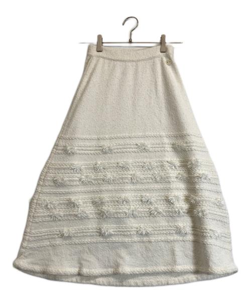 中古・古着通販】CHANEL (シャネル) ココマークパイルケーブル編み