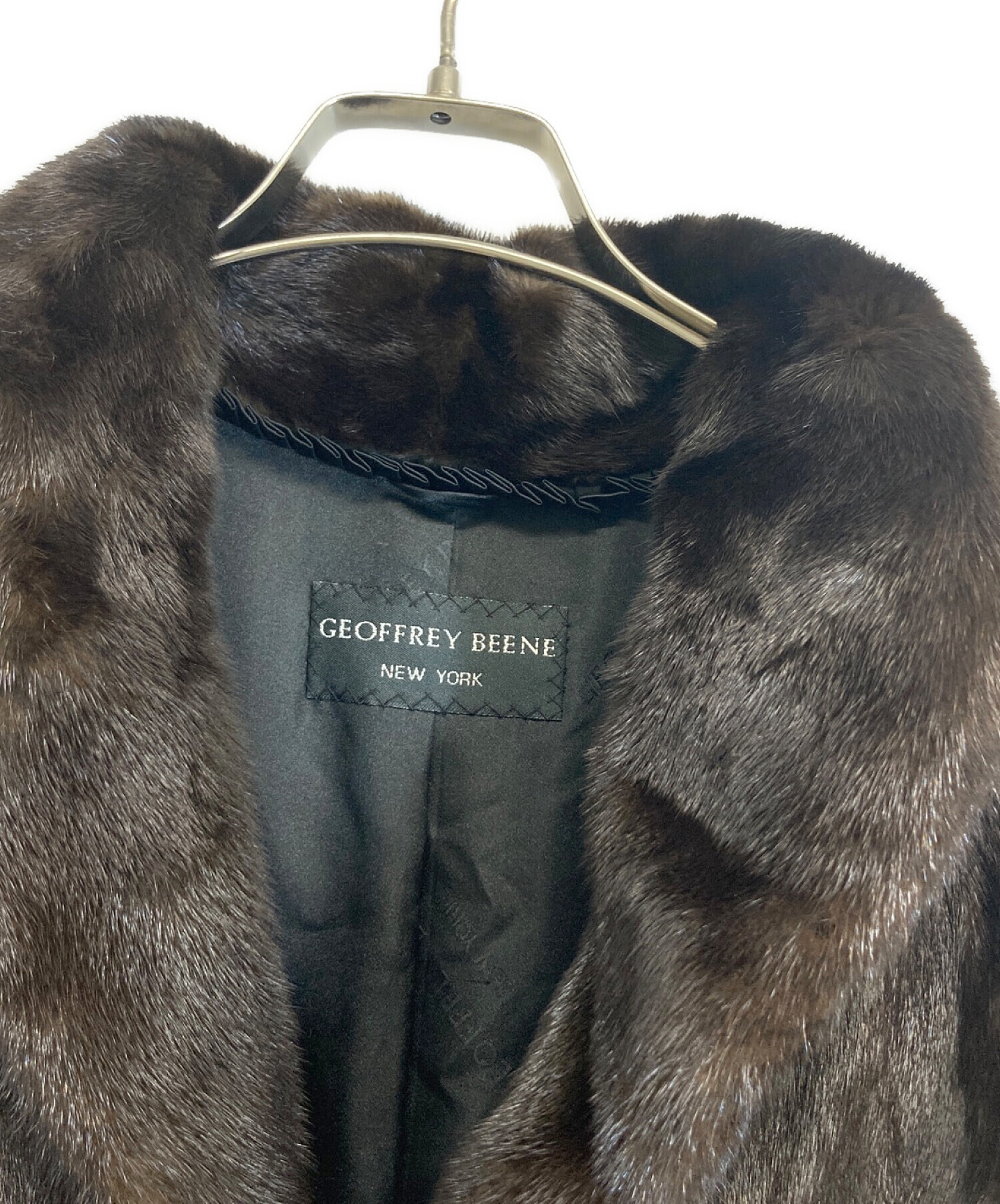 中古・古着通販】BLACK GLAMA (ブラックグラマ) ファーコート ブラウン