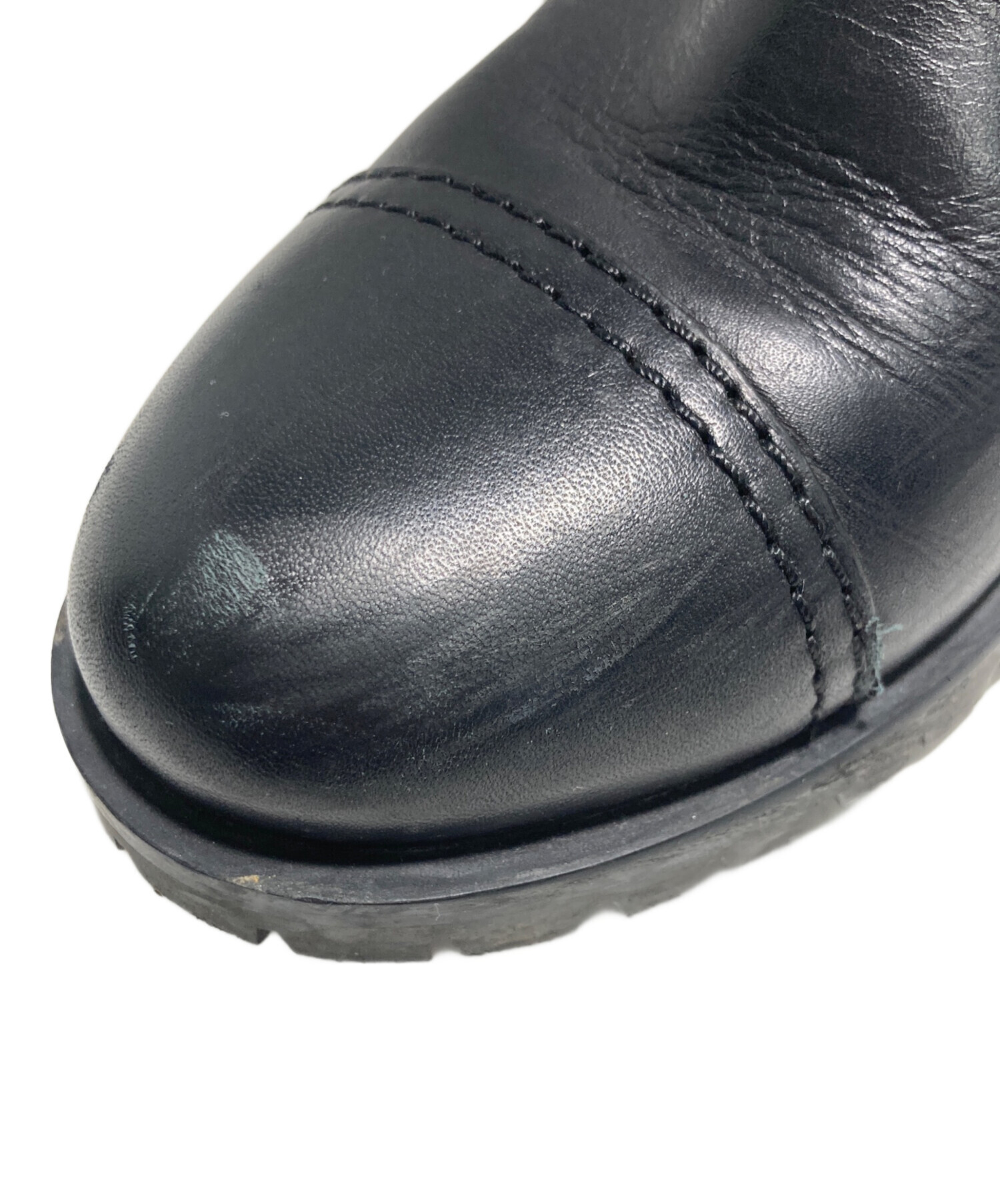 中古・古着通販】PRADA (プラダ) ロングブーツ ブラック サイズ:36 1/2