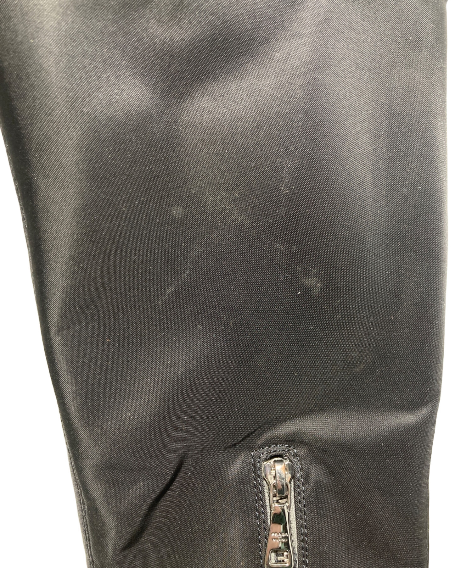 中古・古着通販】PRADA (プラダ) ロングブーツ ブラック サイズ:36 1/2