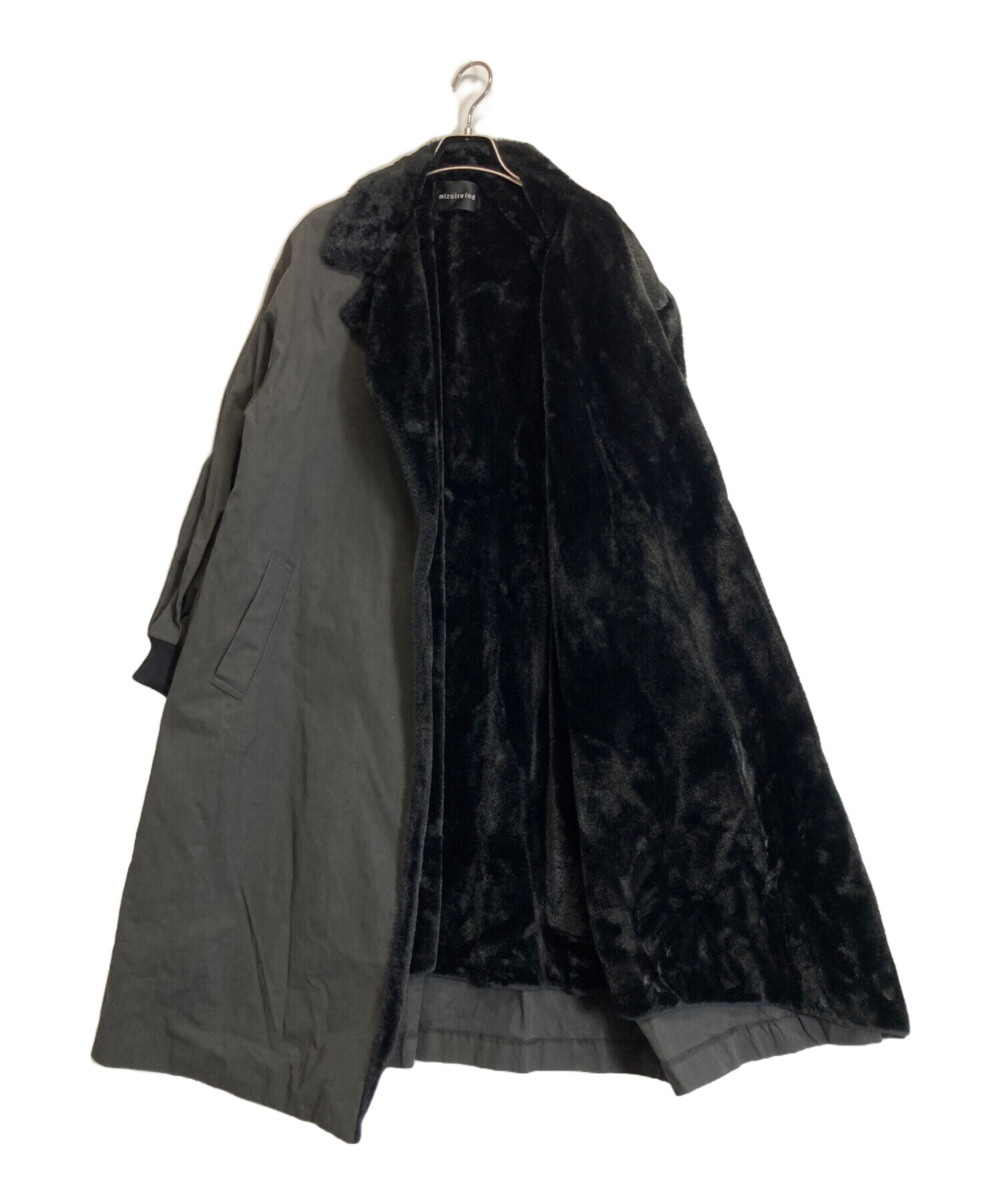中古・古着通販】mizuiro-ind (ミズイロインド) バックボアコート