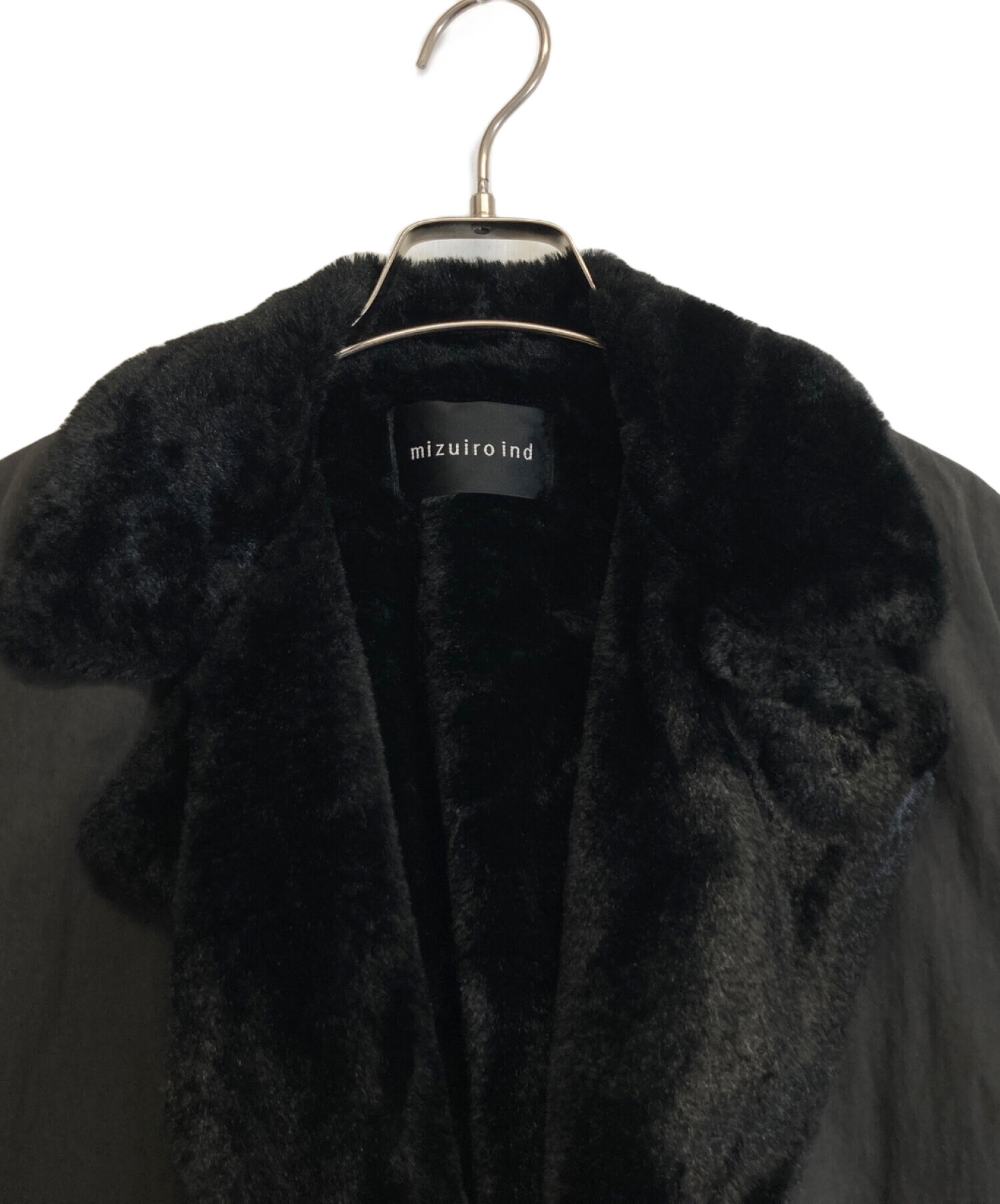 中古・古着通販】mizuiro-ind (ミズイロインド) バックボアコート