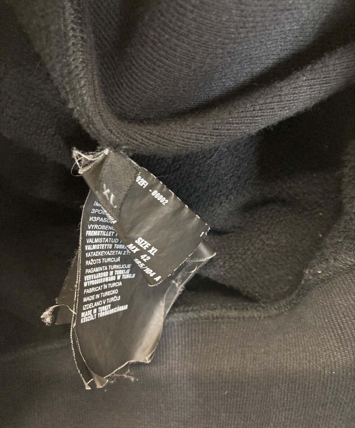 中古・古着通販】PRADA (プラダ) プルオーバーパーカー ブラック