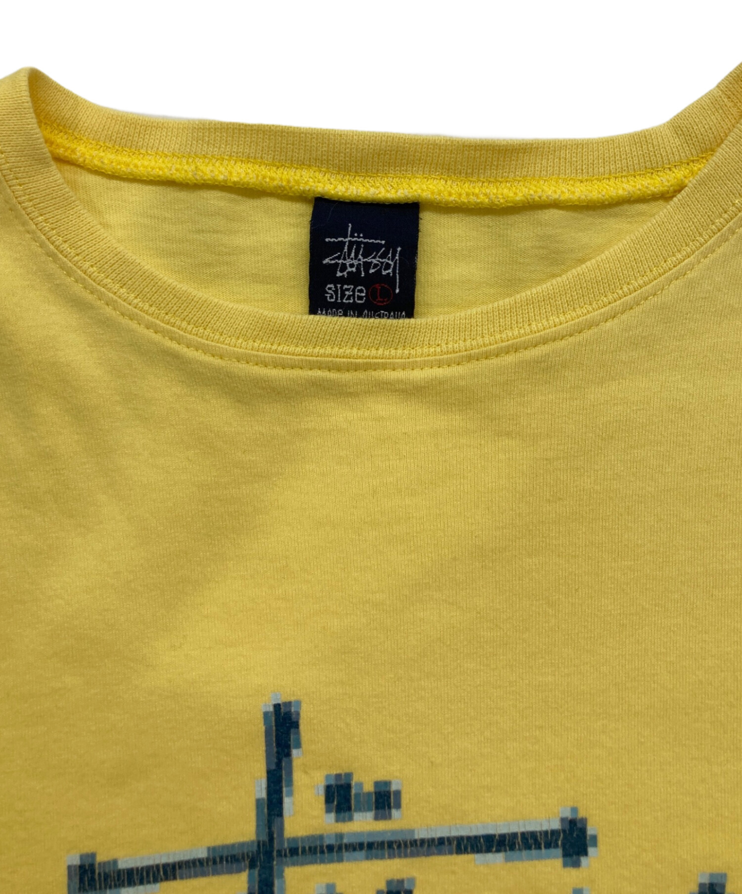 中古・古着通販】stussy (ステューシー) Tシャツ イエロー サイズ:L