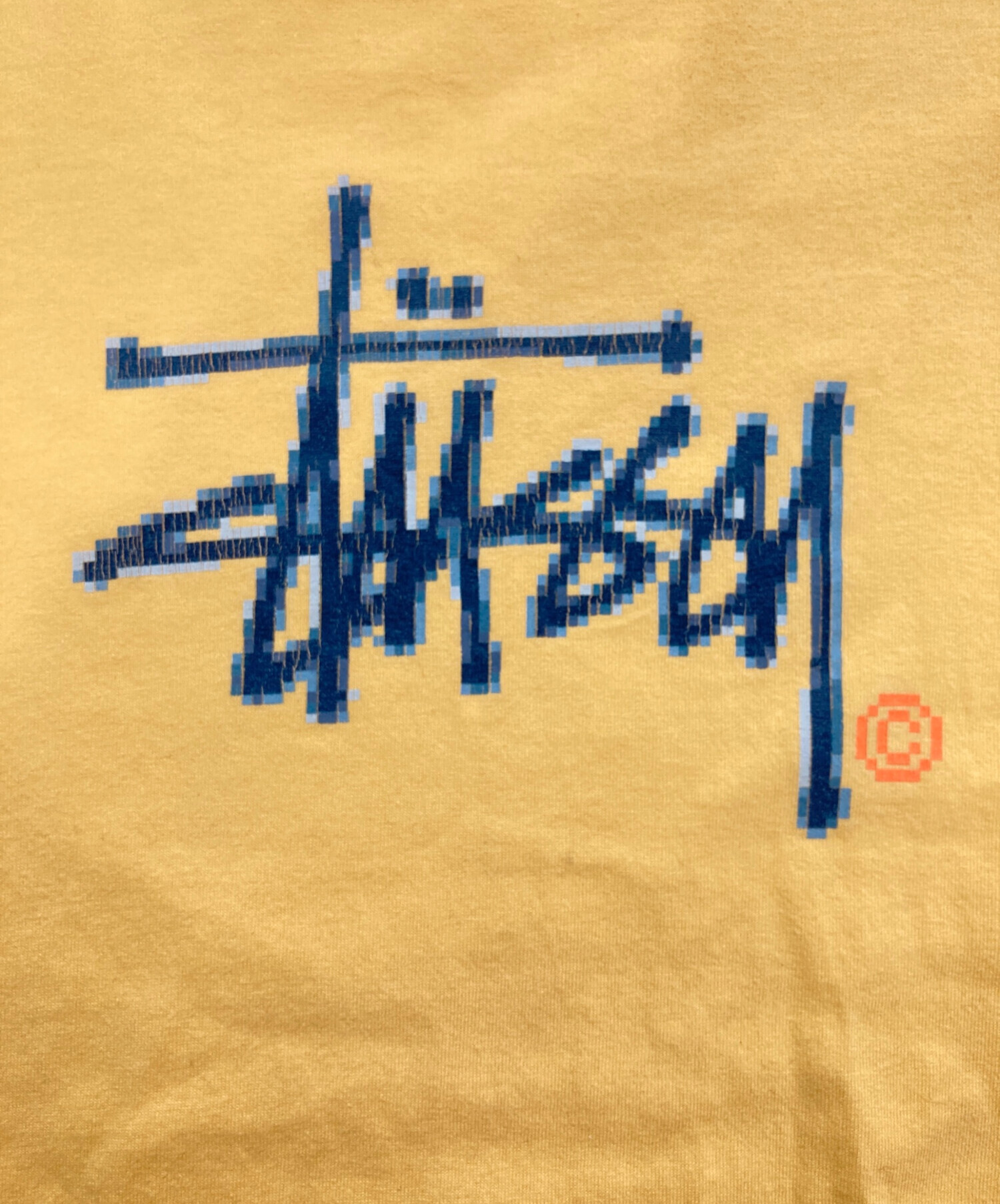 中古・古着通販】stussy (ステューシー) Tシャツ イエロー サイズ:L 