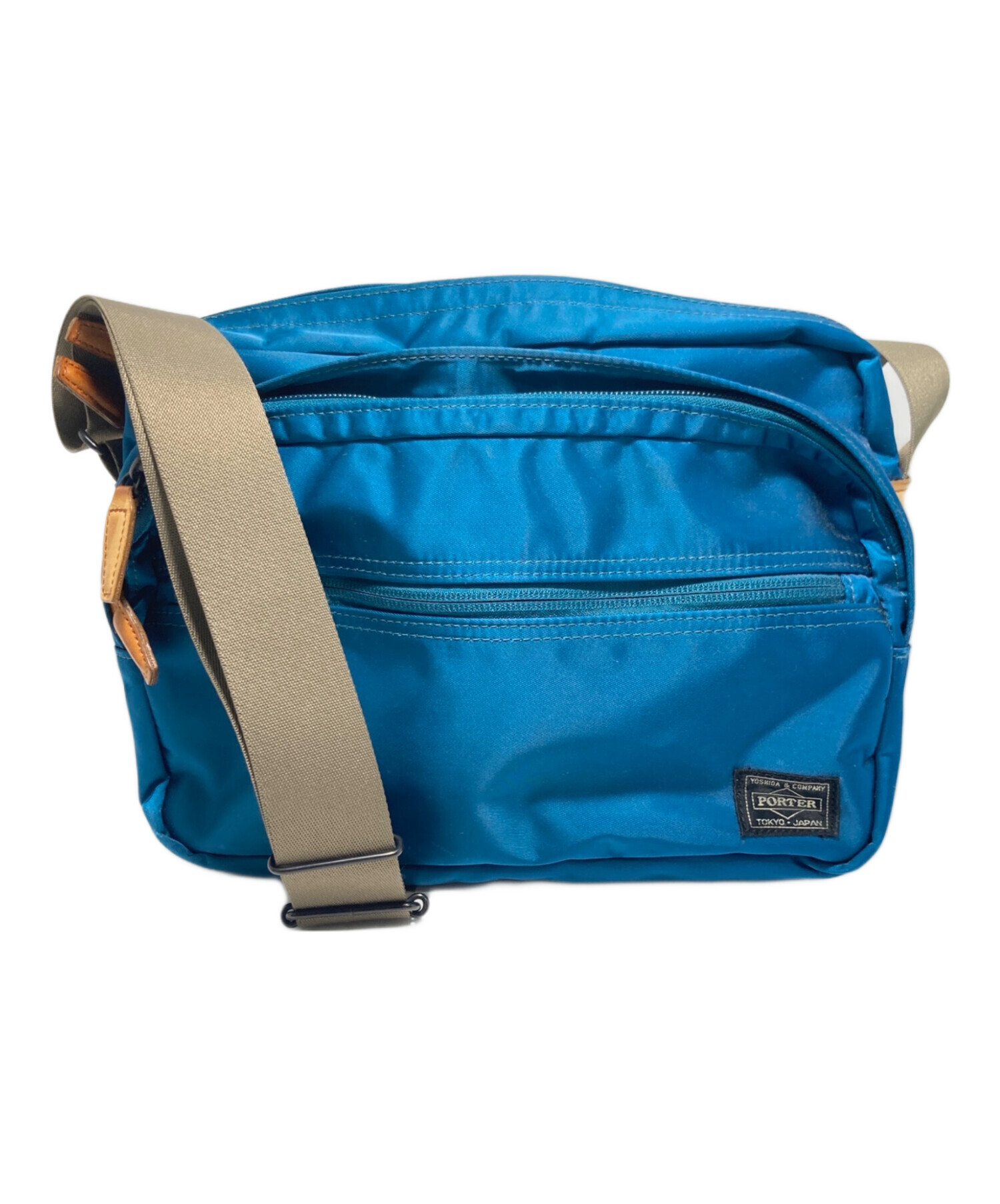 中古・古着通販】PORTER (ポーター) ショルダーバッグ ブルー 