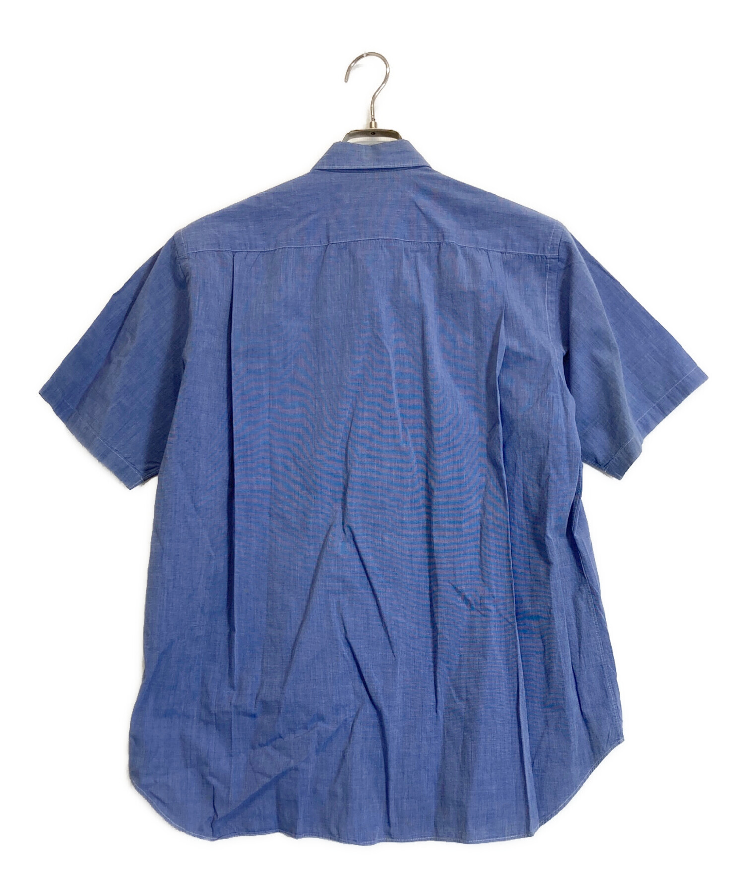 COMME des GARCONS HOMME 　ブルー半袖シャツＭサイズ 中古・古着通販】COMME des GARCONS HOMME (コムデギャルソン オム