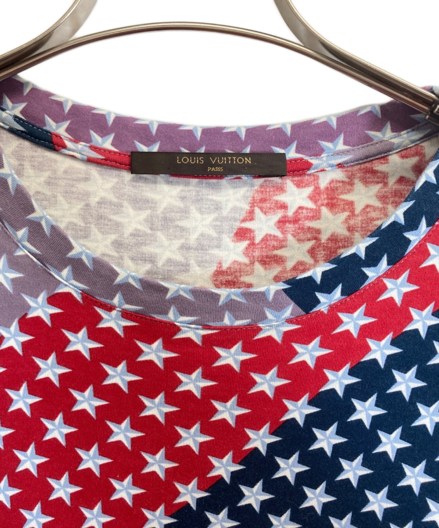 中古・古着通販】LOUIS VUITTON (ルイ ヴィトン) 総柄Tシャツ ネイビー