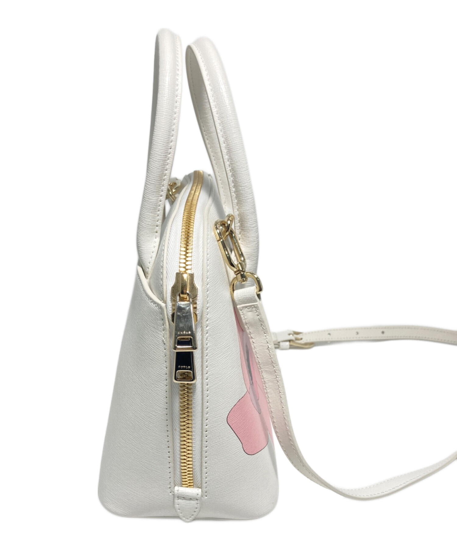 中古・古着通販】FURLA (フルラ) 2WAYバッグ ホワイト｜ブランド・古着 