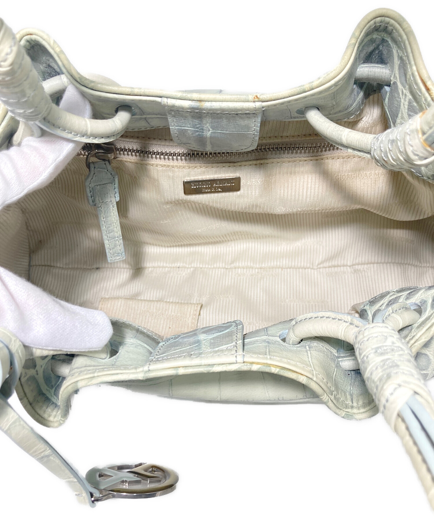 中古・古着通販】GIORGIO ARMANI (ジョルジョアルマーニ) ハンドバッグ