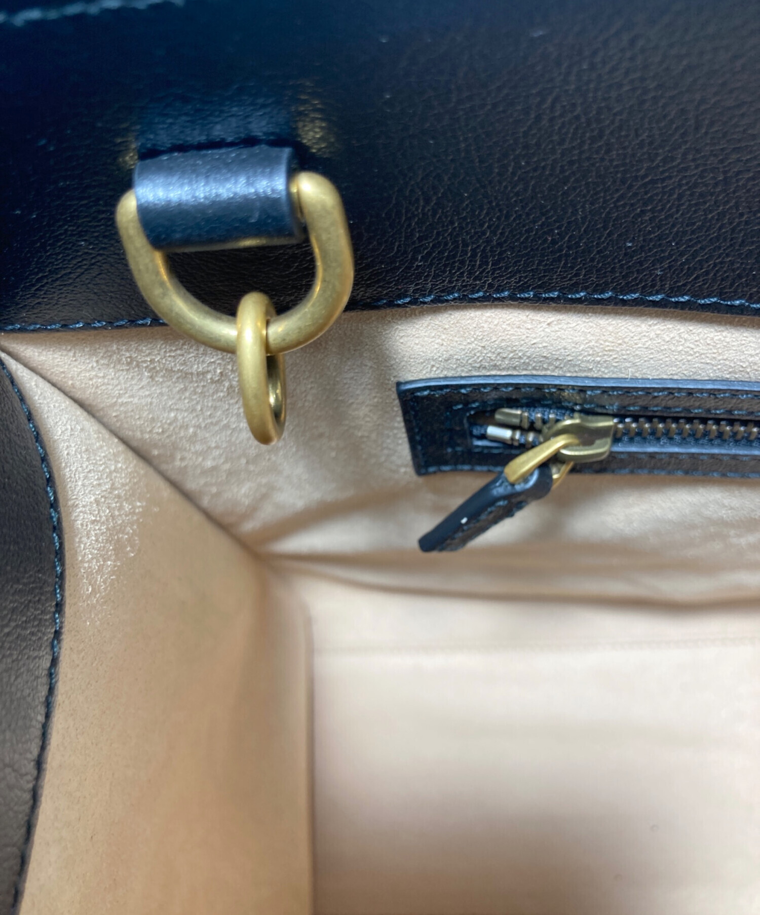 中古・古着通販】GUCCI (グッチ) ハンドバッグ ブラック｜ブランド 