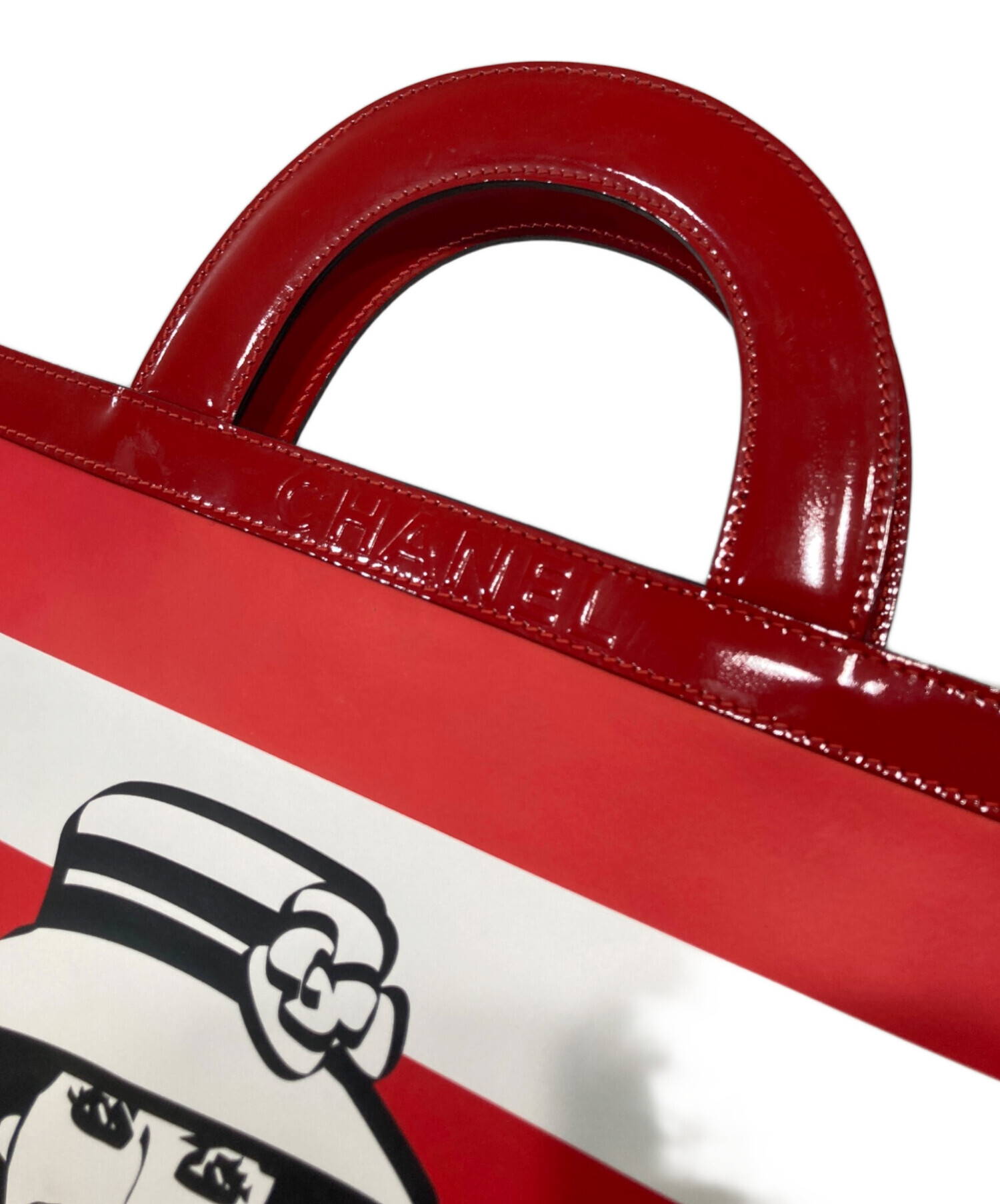 中古・古着通販】CHANEL (シャネル) チョコバーマドモアゼルトート 