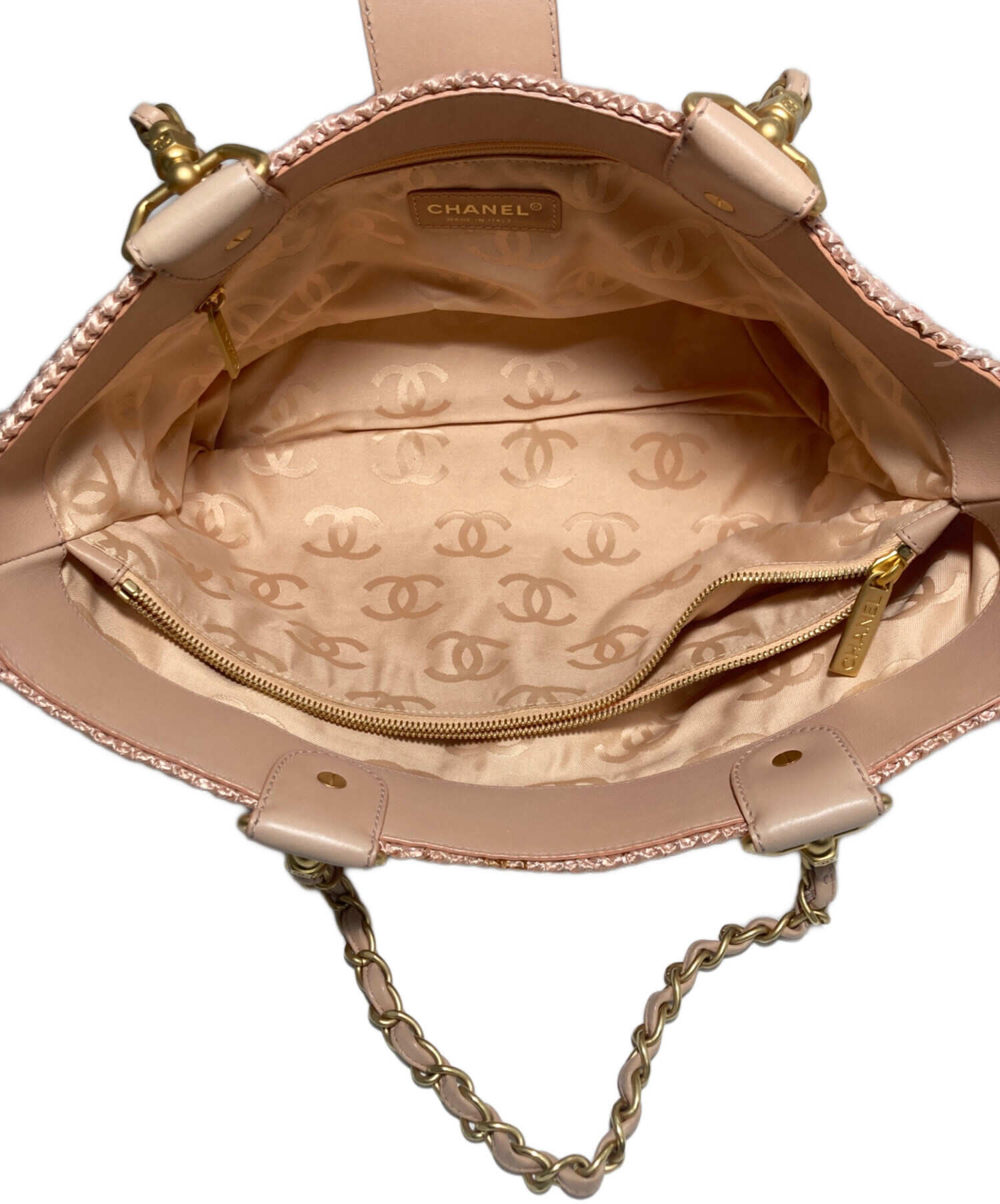 中古・古着通販】CHANEL (シャネル) ココマークラフィアチェーン