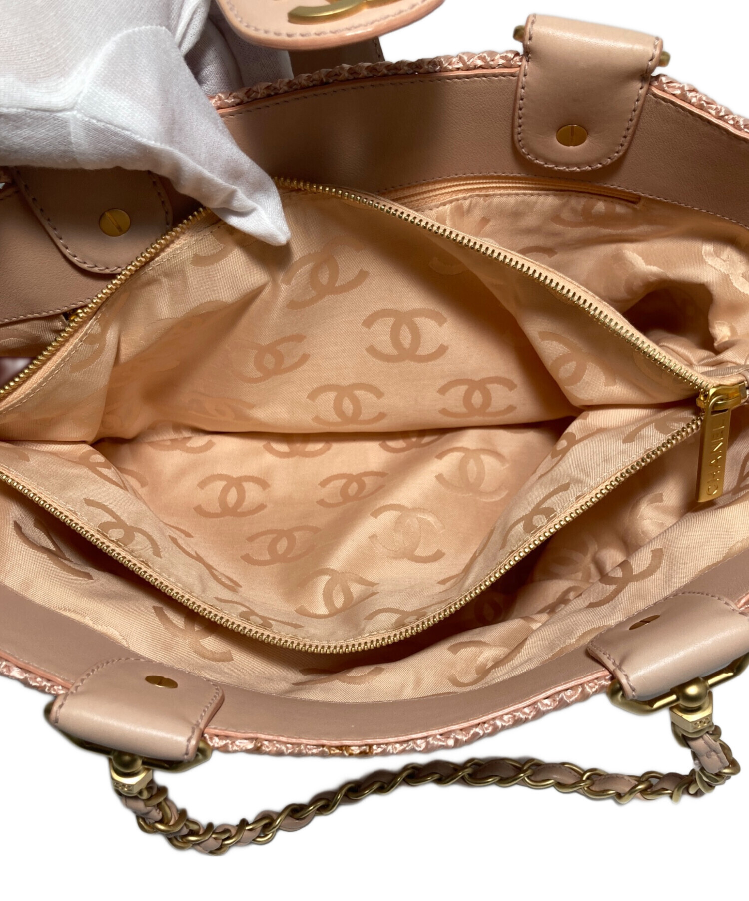 中古・古着通販】CHANEL (シャネル) ココマークラフィアチェーン
